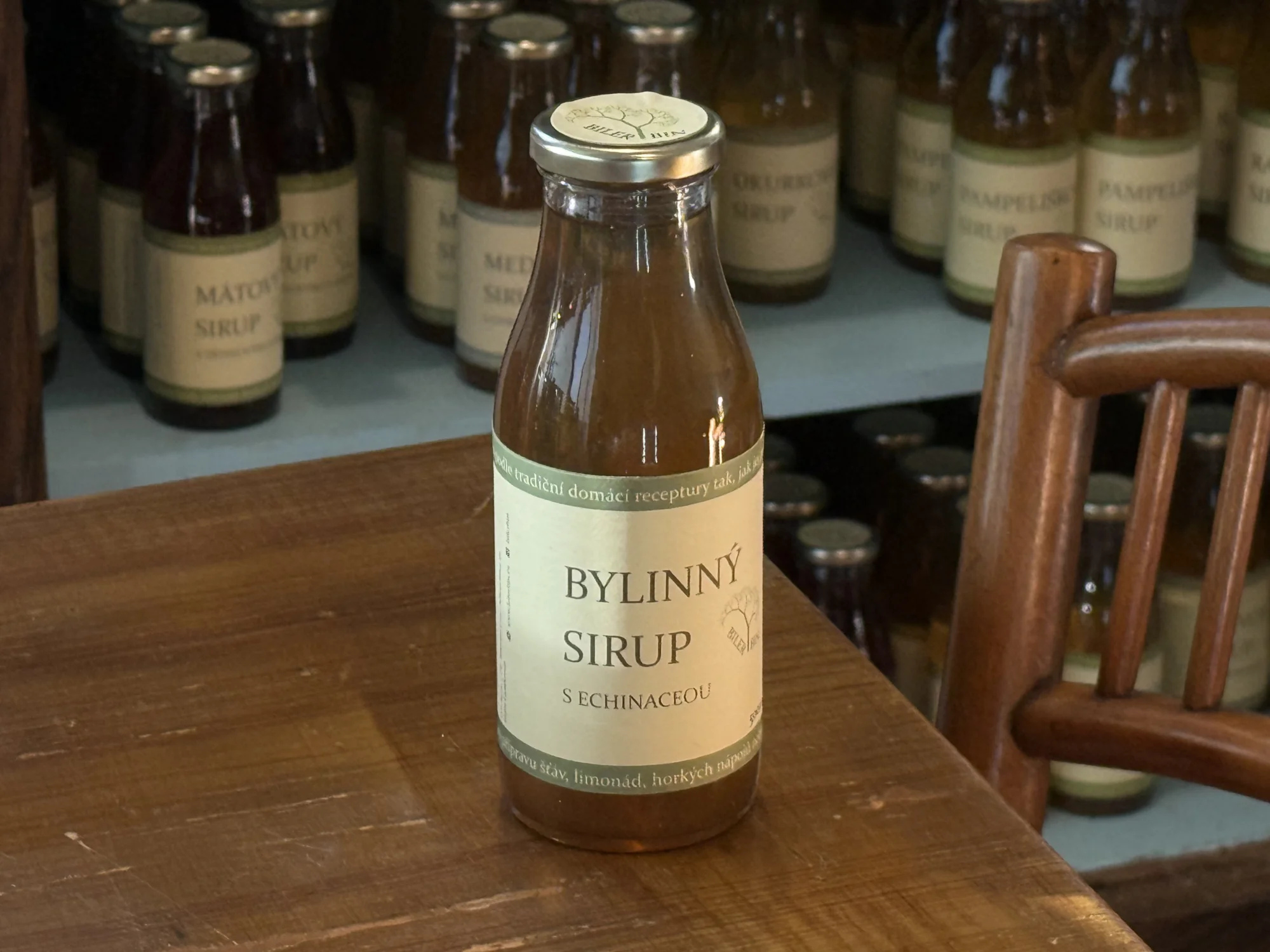Bylinný sirup s echinaceou