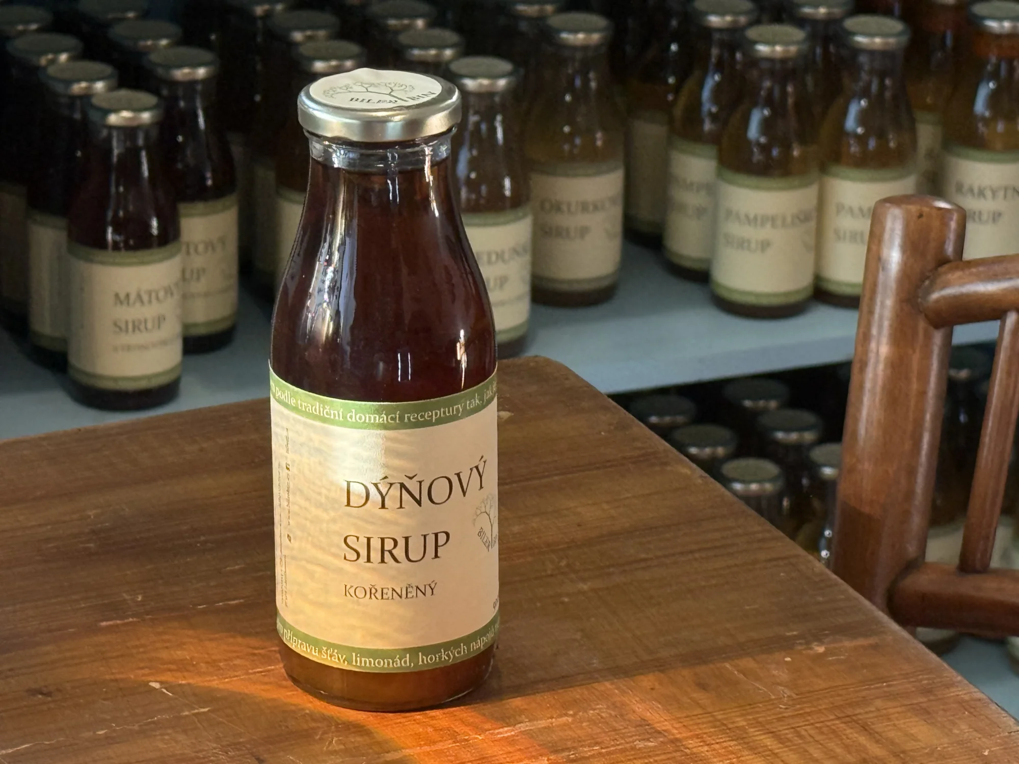 Kořeněný dýňový sirup